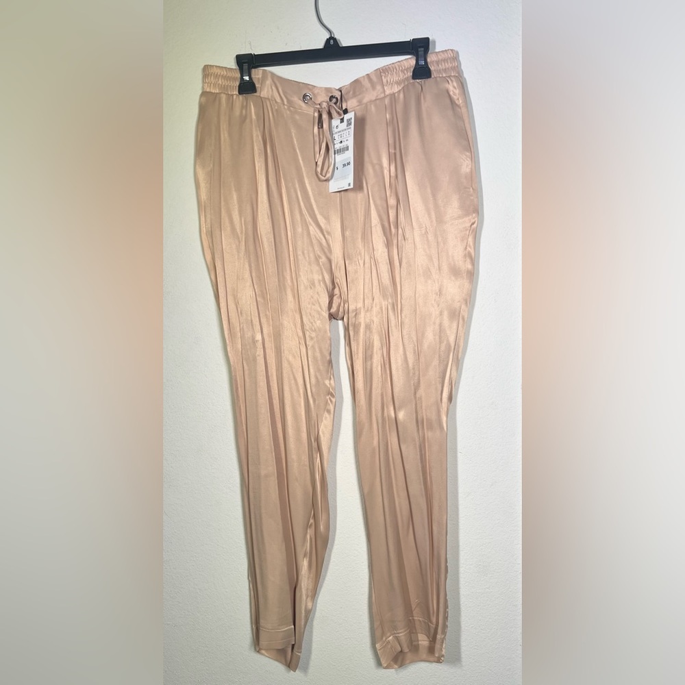 Zara Satin Pant NWT size L